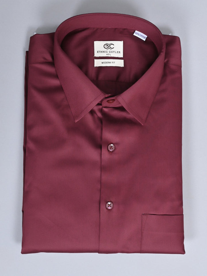 Solid Maroon Shirts