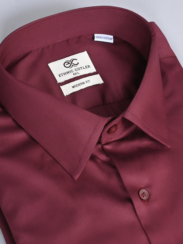 Solid Maroon Shirts