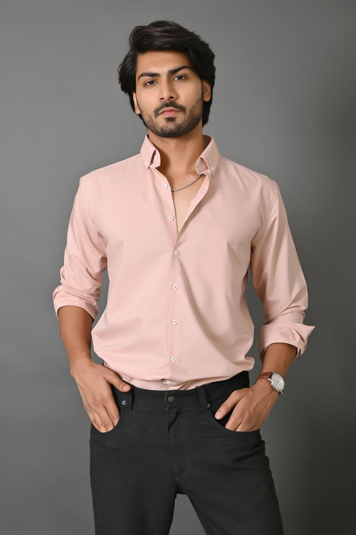 Solid Peach Shirts