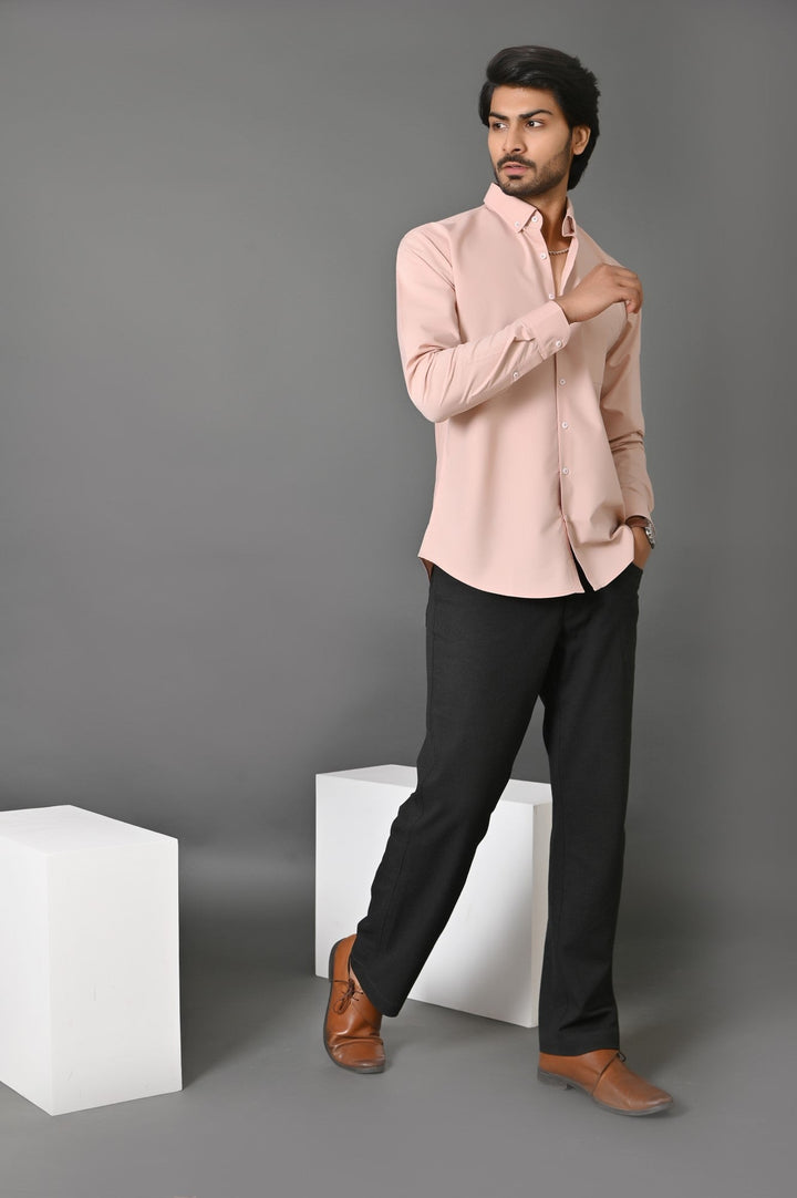 Solid Peach Shirts