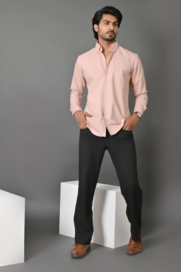 Solid Peach Shirts