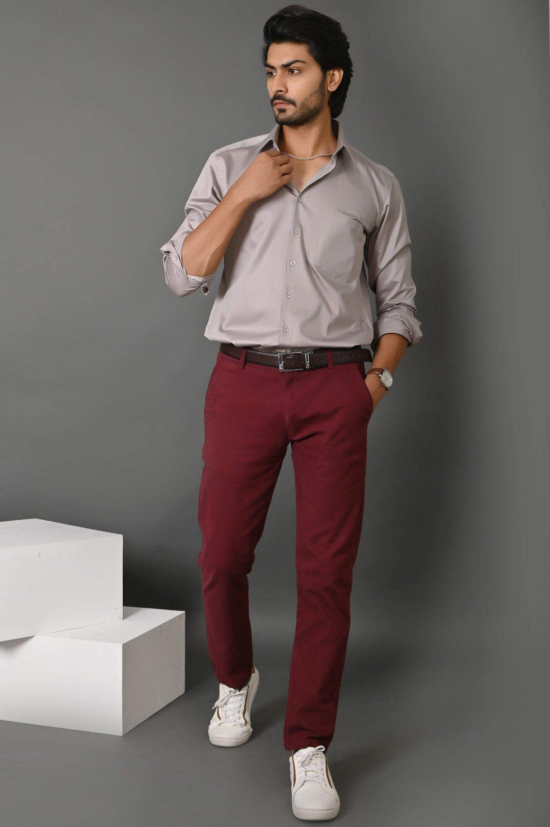Solid Grey Shirts