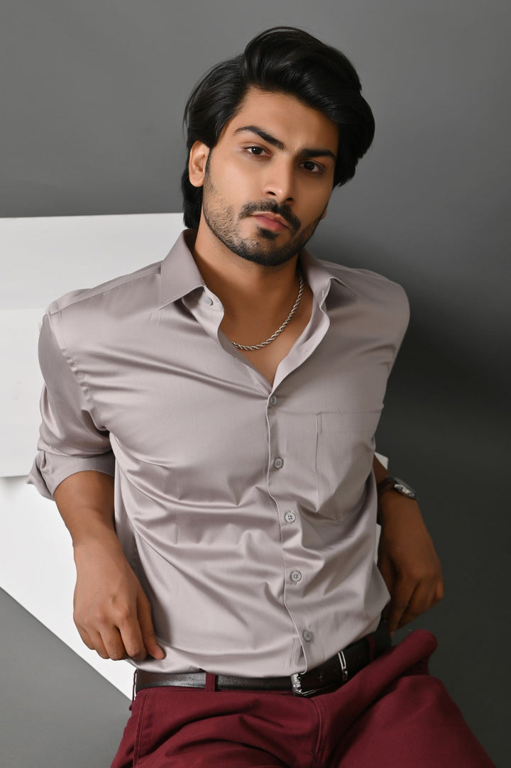 Solid Grey Shirts