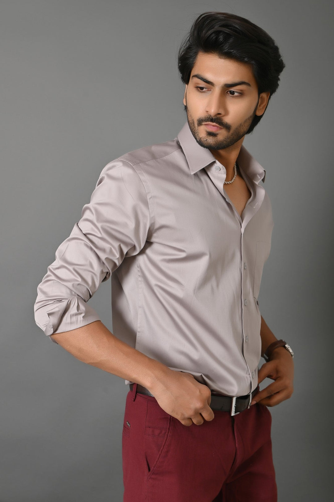Solid Grey Shirts