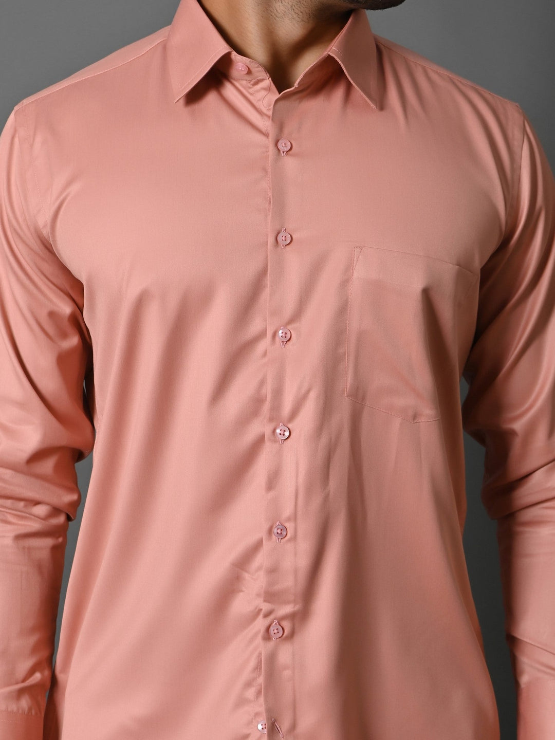 Solid Peach Shirts