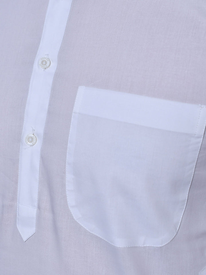 Solid White Kurta Top