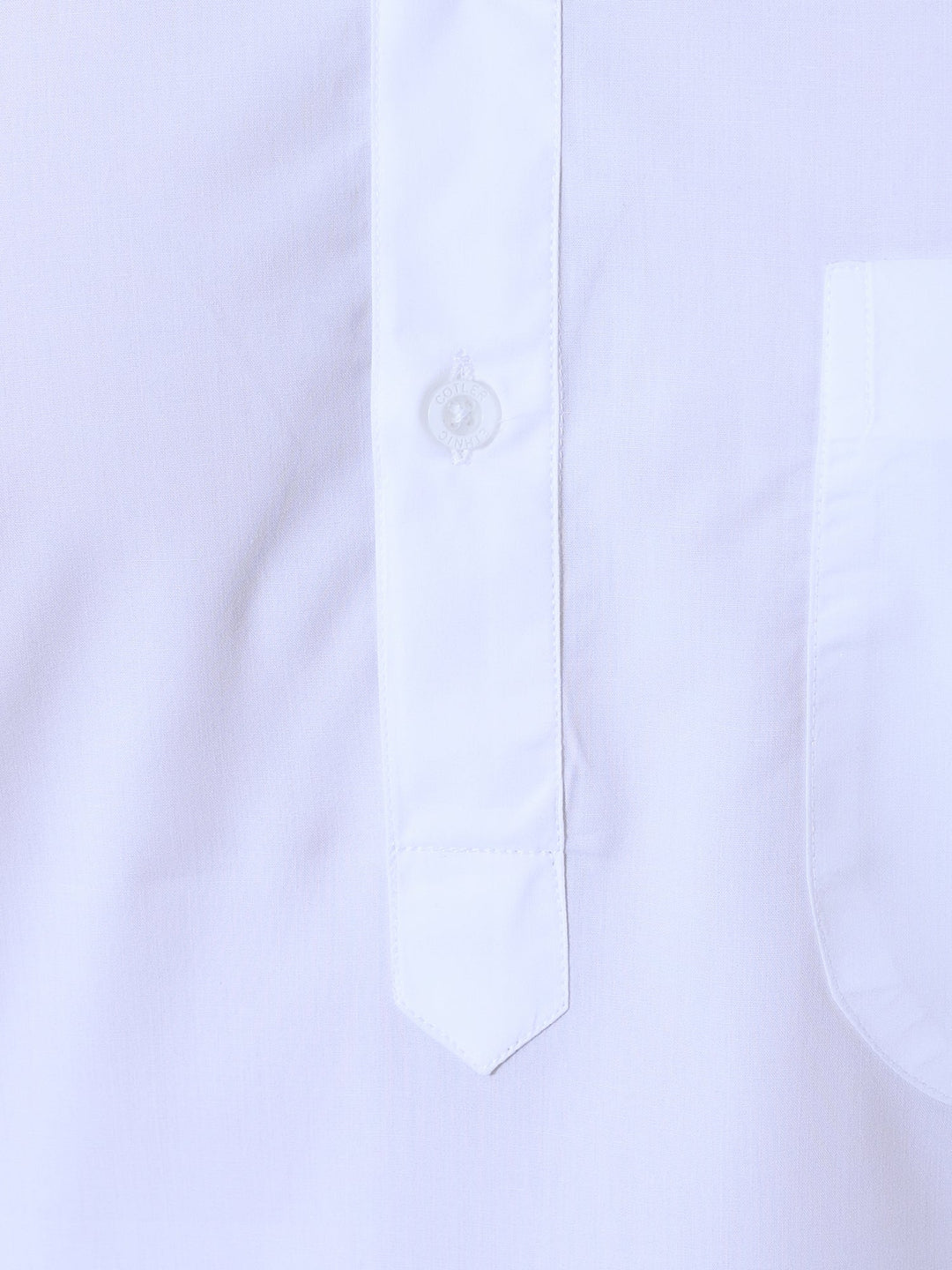 Solid White Kurta Top