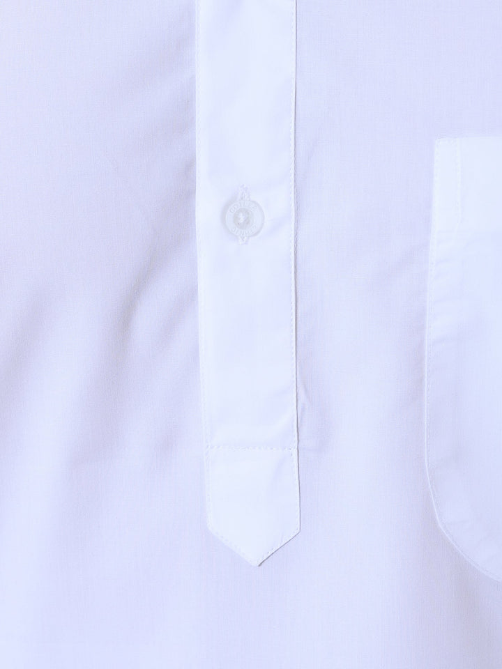 Solid White Kurta Top