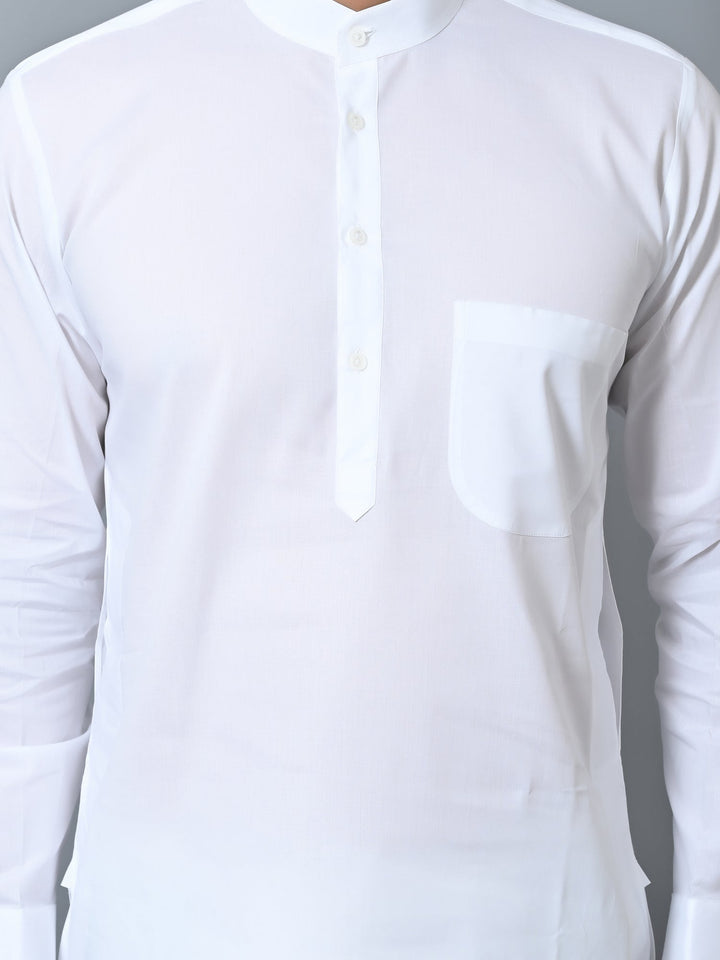 Solid White Kurta Set