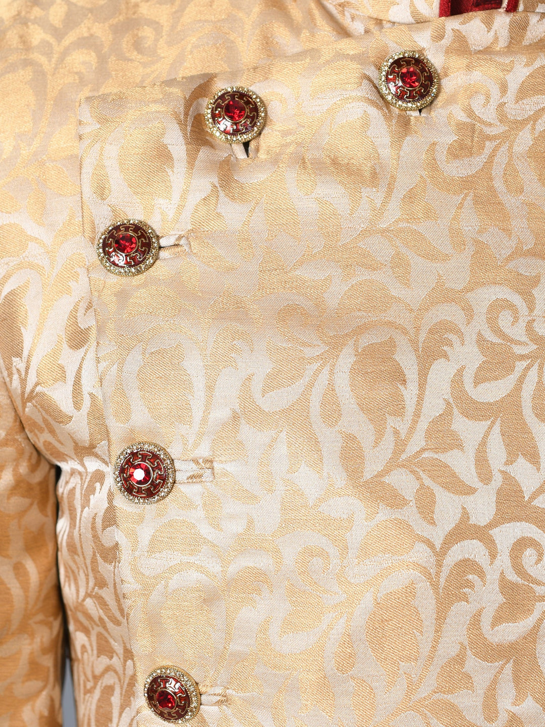 Floral Gold Sherwani