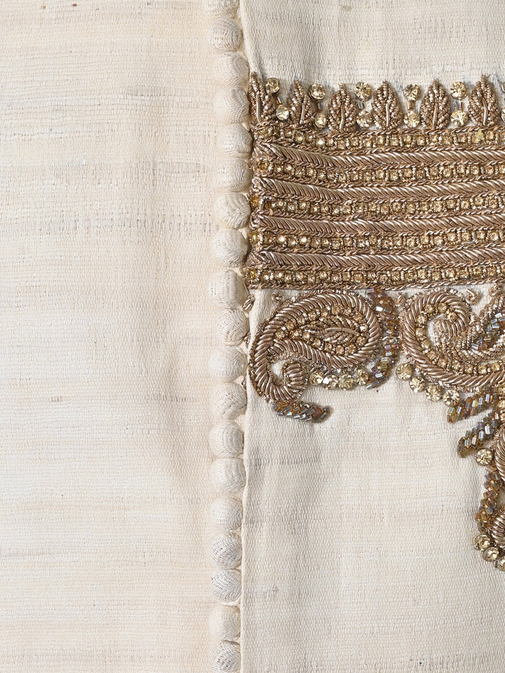 Ethnic Motifs Cream Sherwani