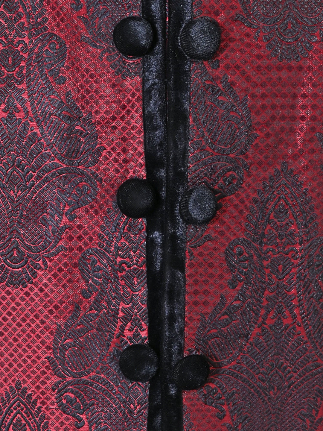 Ethnic Motifs Maroon Sherwani