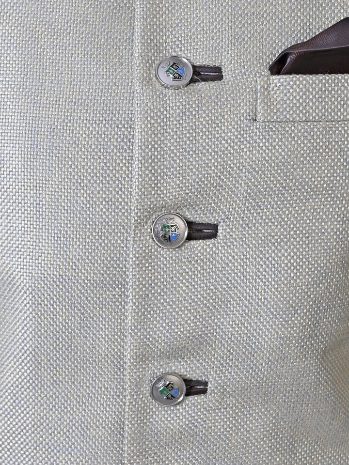 Textured Grey Sherwani