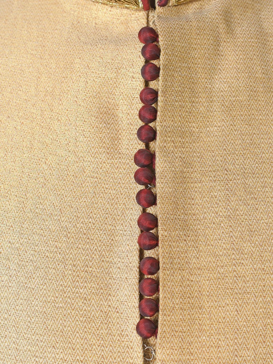 Ethnic Motifs Gold Sherwani