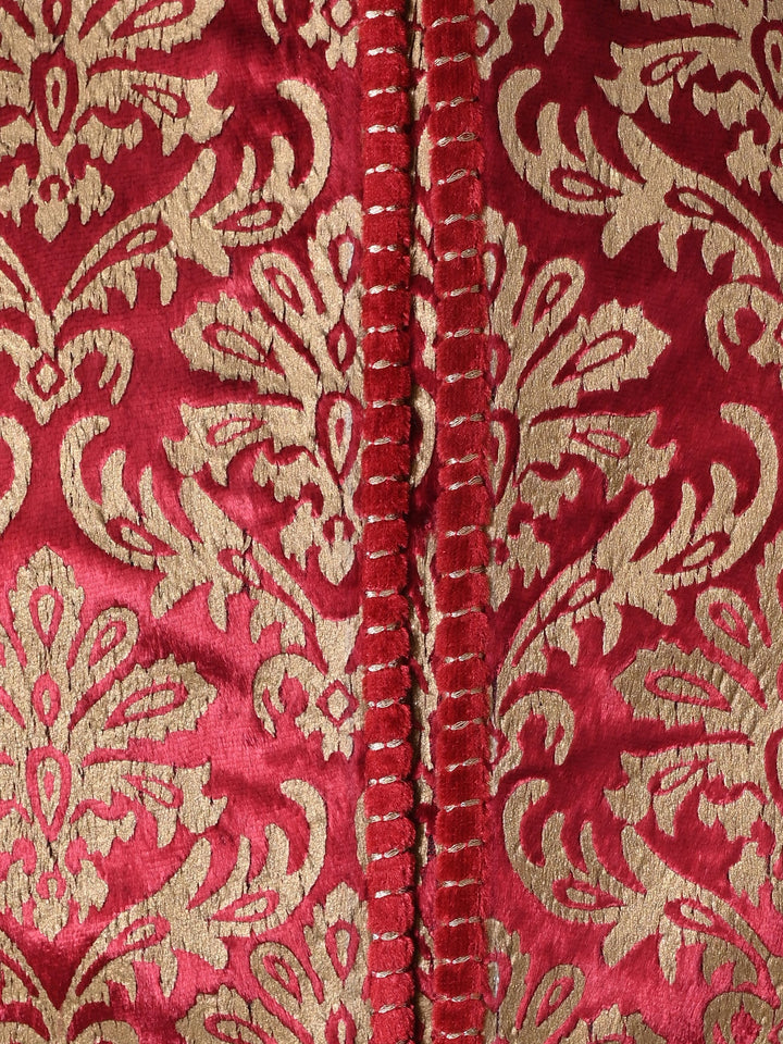 Ethnic Motifs Red Sherwani