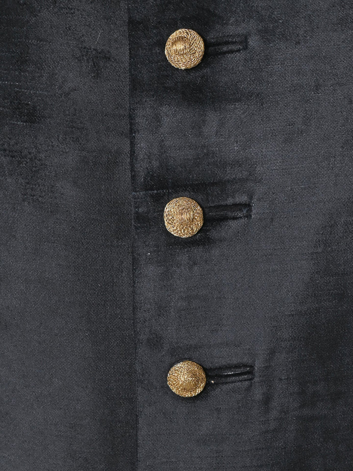 Ethnic Motifs Black Sherwani