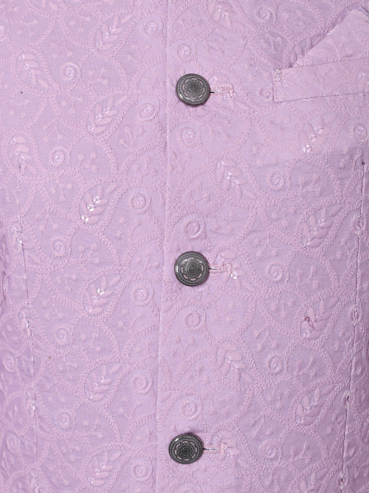 Sequence Pink Jacket Kurta Set