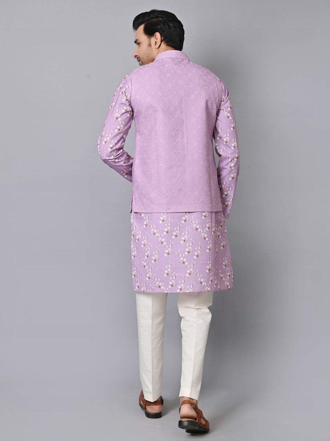 Sequence Pink Jacket Kurta Set