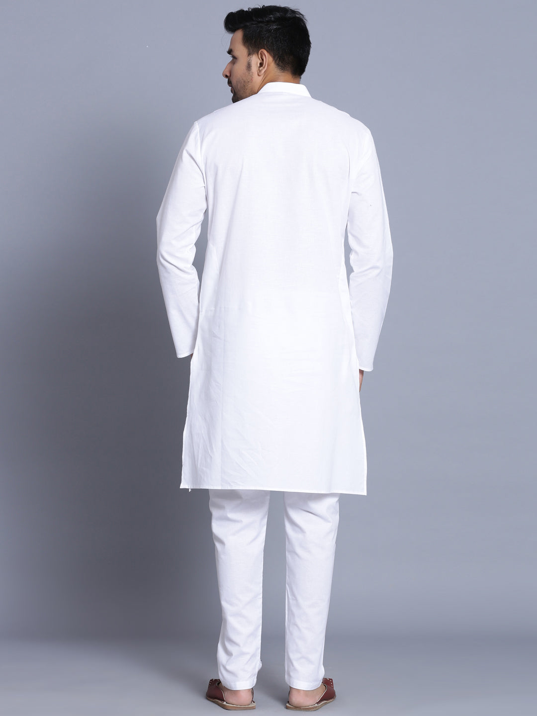 Solid White Kurta Set