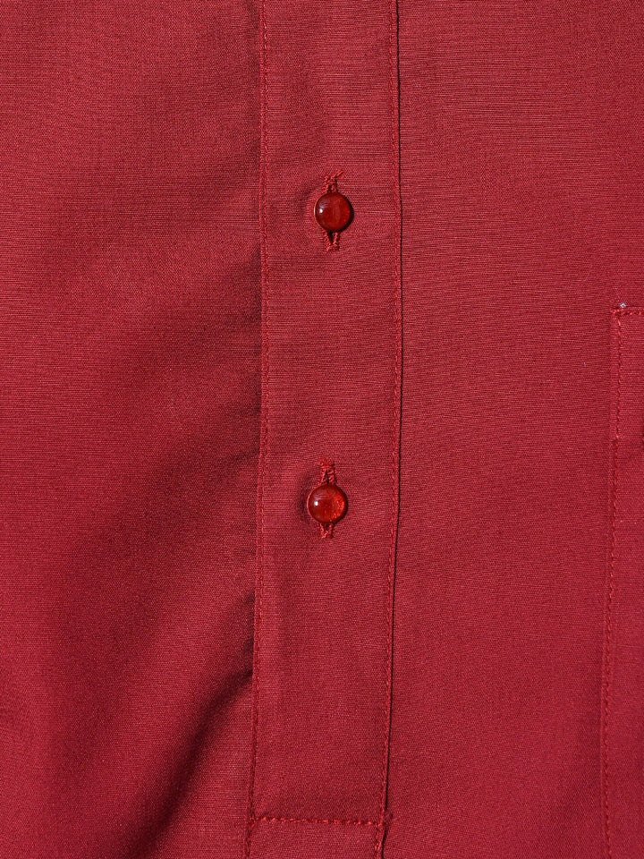 Solid Maroon Kurta Set