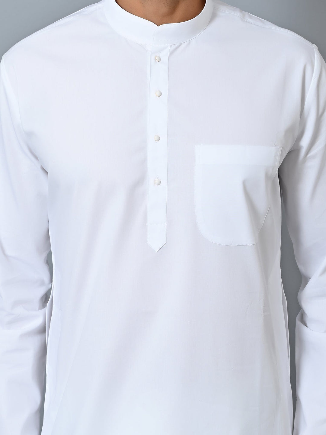 Solid White Kurta Set