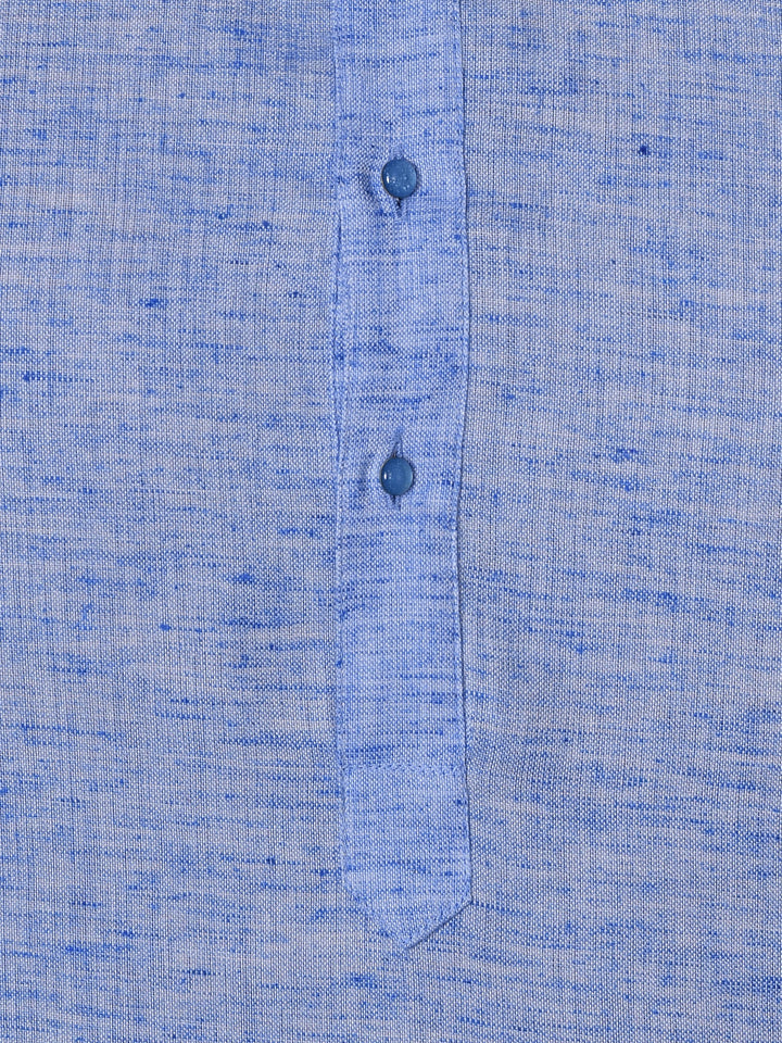 Textured Blue Kurta Set