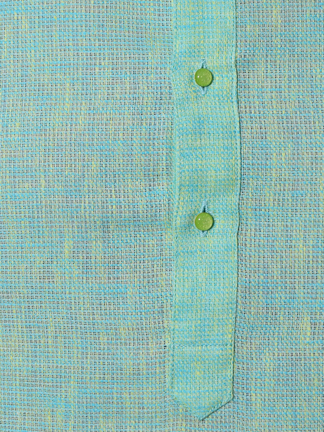 Textured Sea Green Kurta Set