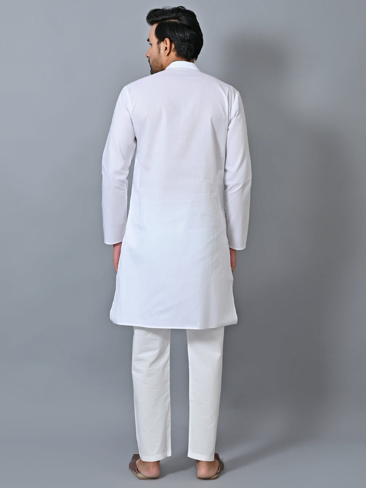 Solid White Kurta Set