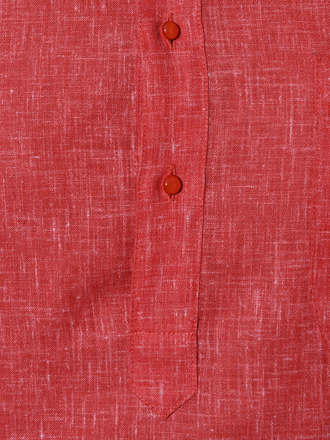 Textured Red Kurta Set