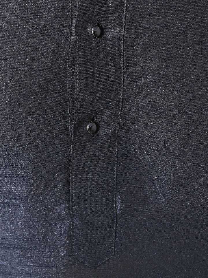 Solid Black Kurta Set
