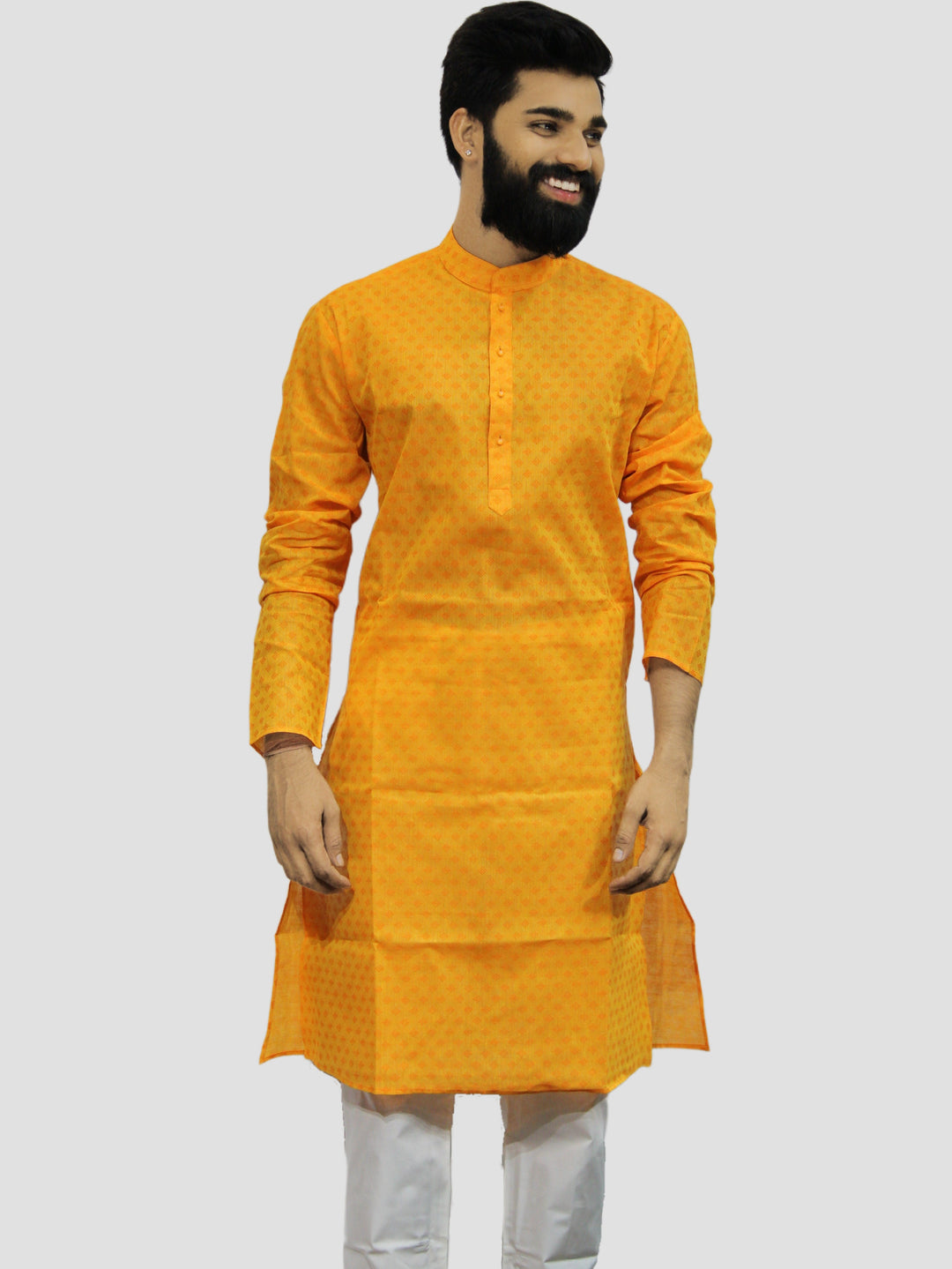 Ethnic Motifs Yellow Kurta Set