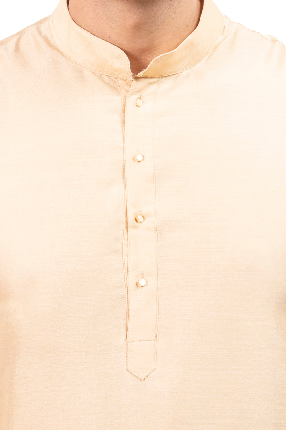 Textured Gold Kurta Set