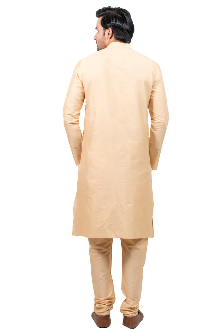 Textured Gold Kurta Set
