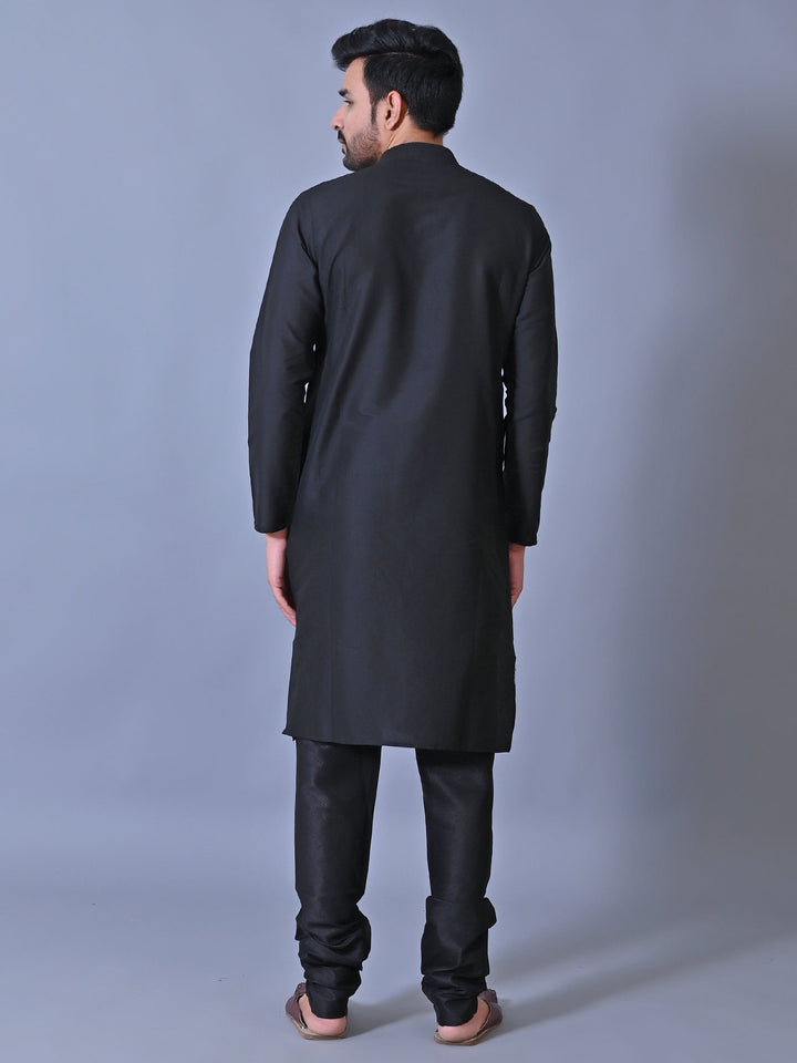 Solid Black Kurta Set