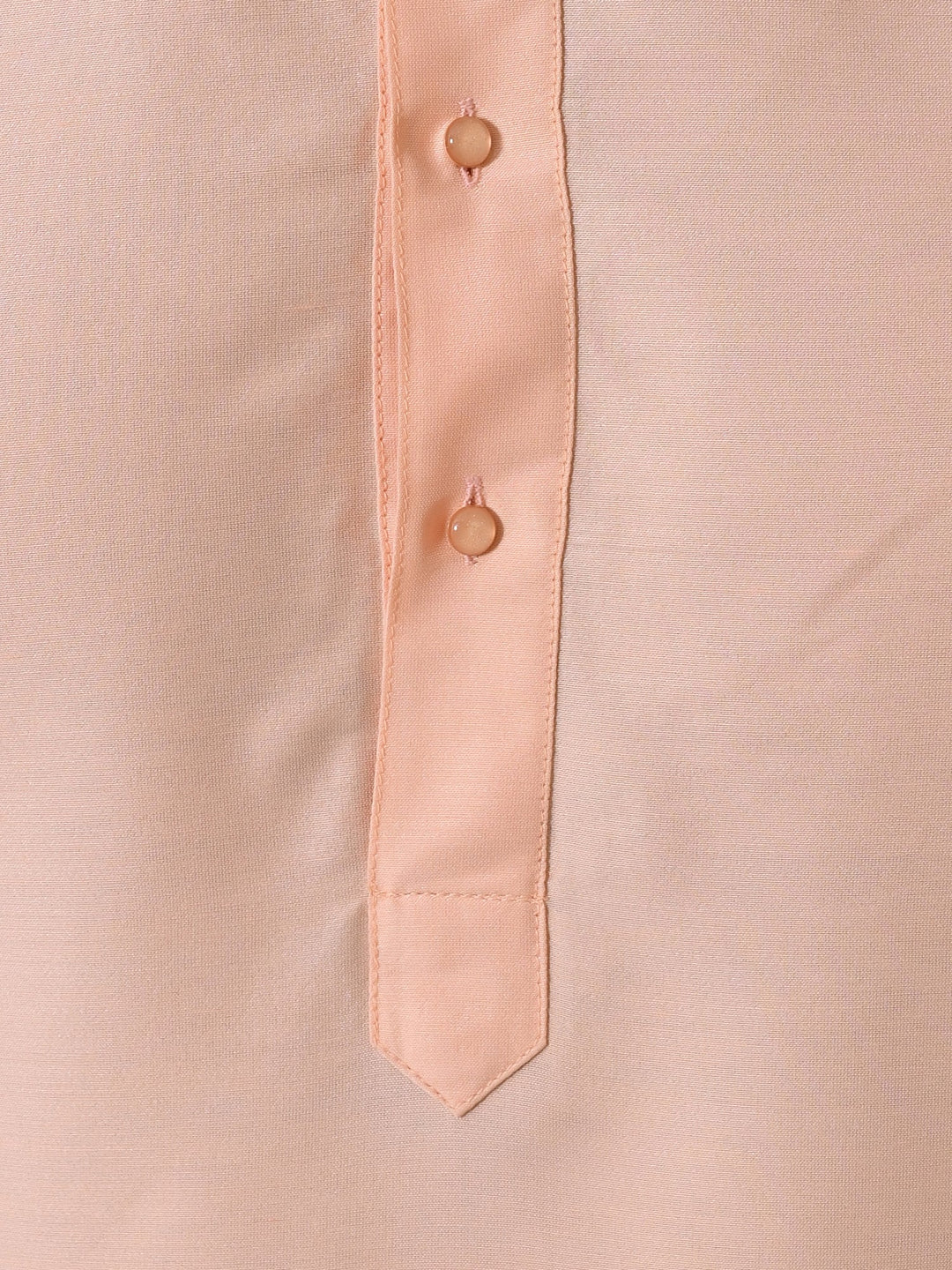 Textured Peach Kurta Set