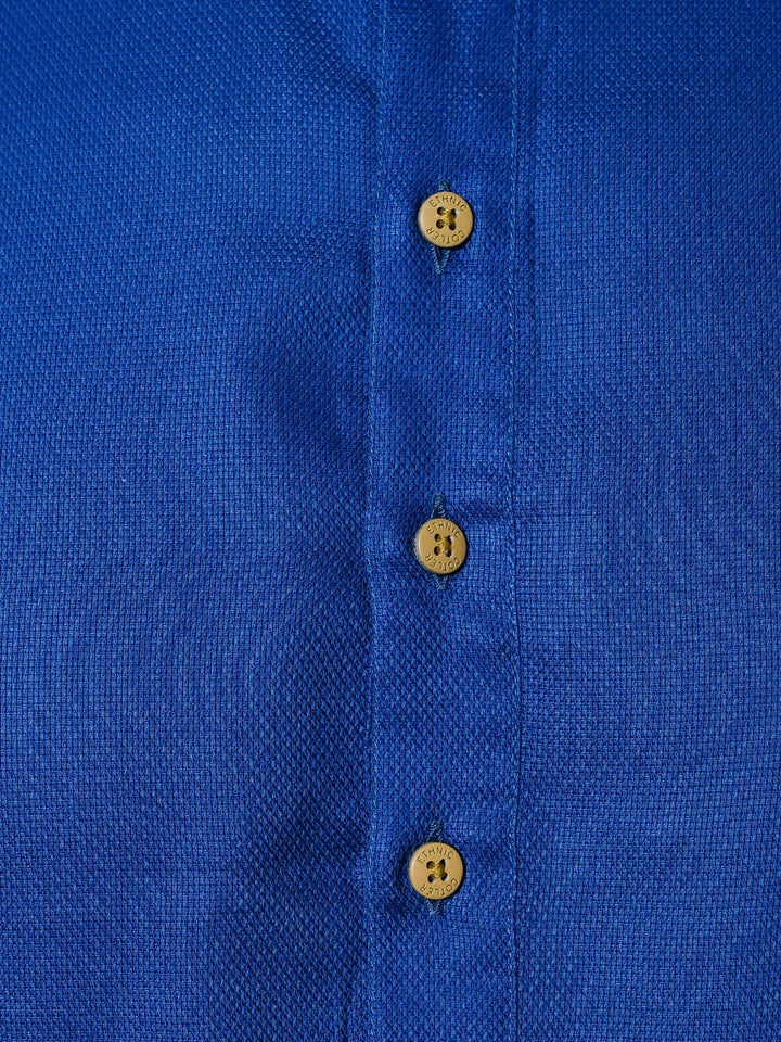 Solid Blue Kurta Set