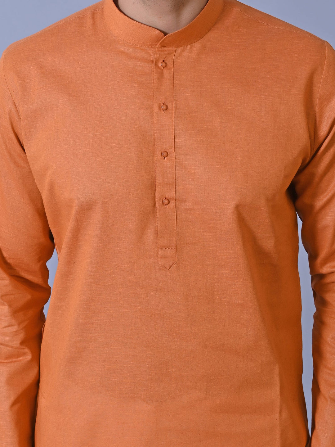 Textured Rust Kurta Set