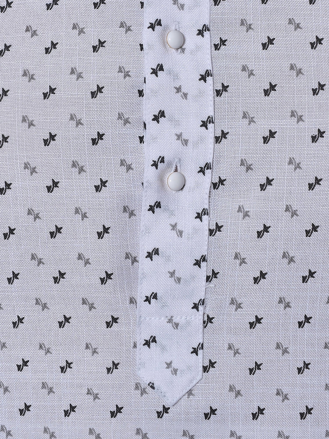 Abstract White Kurta Set