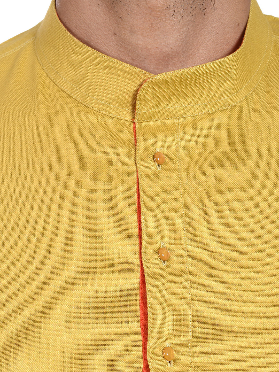 Solid Gold Kurta Set