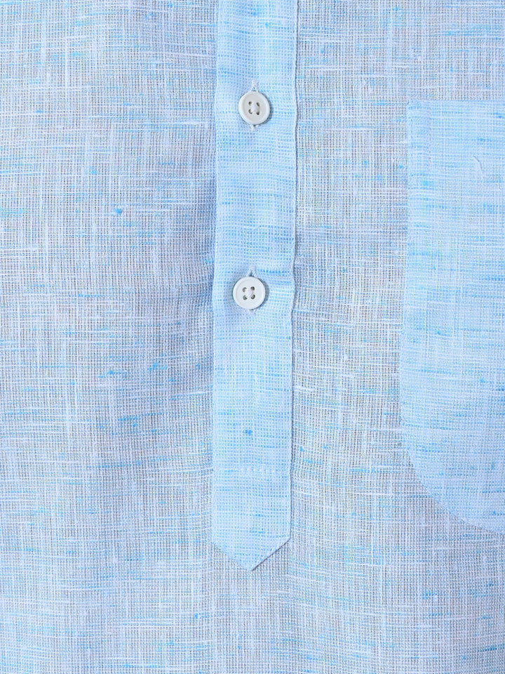 Textured Blue Kurta Top