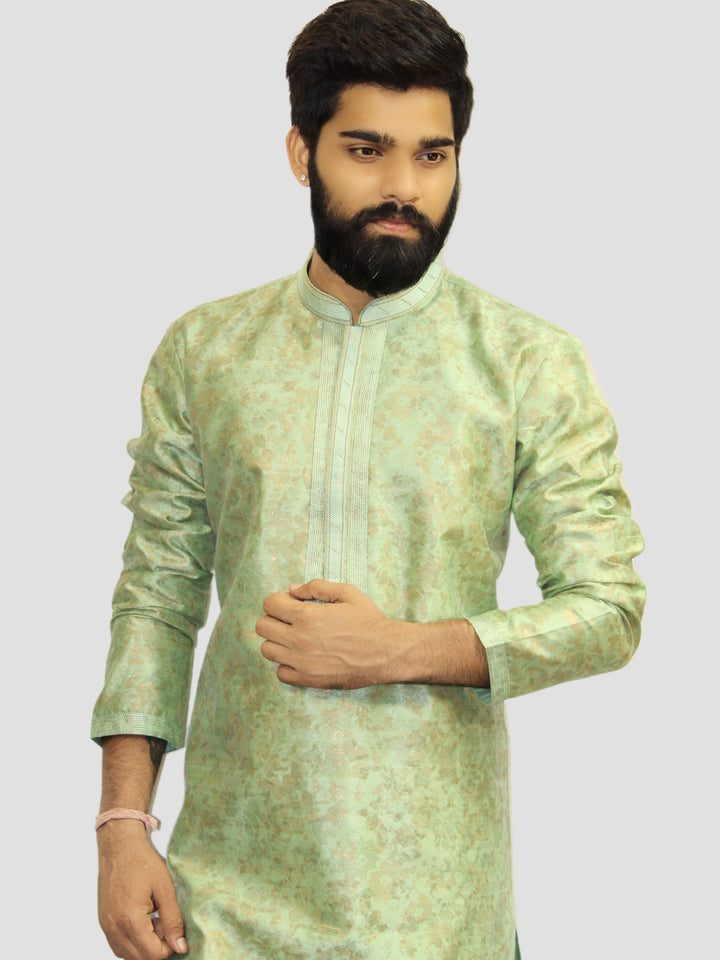 Floral Green Kurta Set