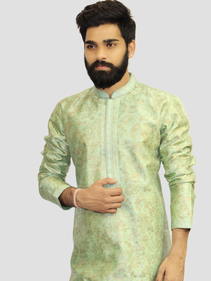 Floral Green Kurta Set