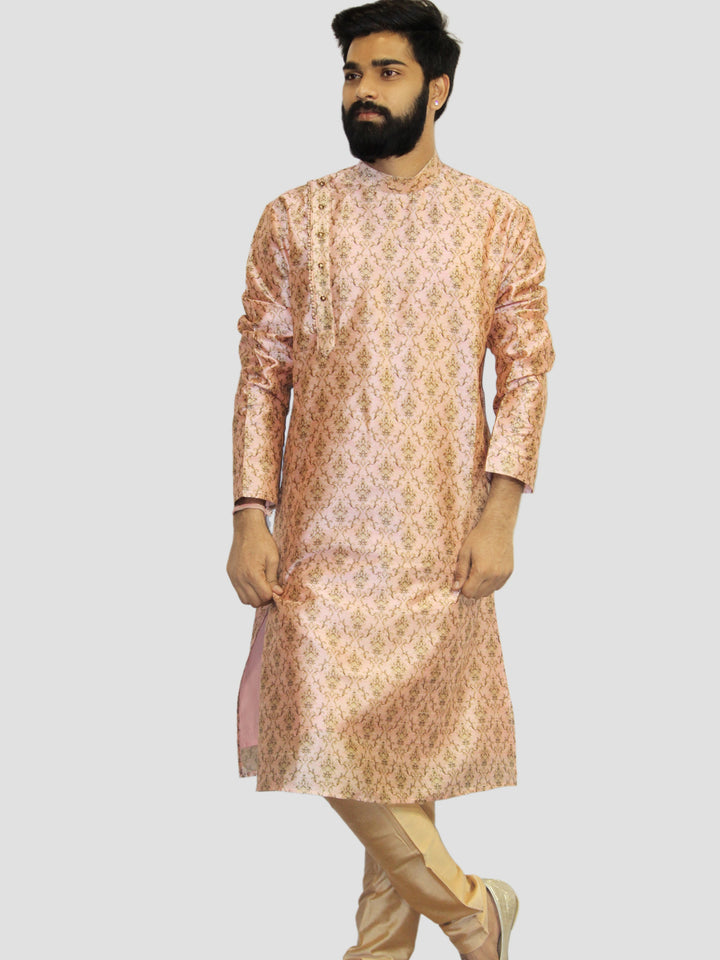 Floral Peach Kurta Set