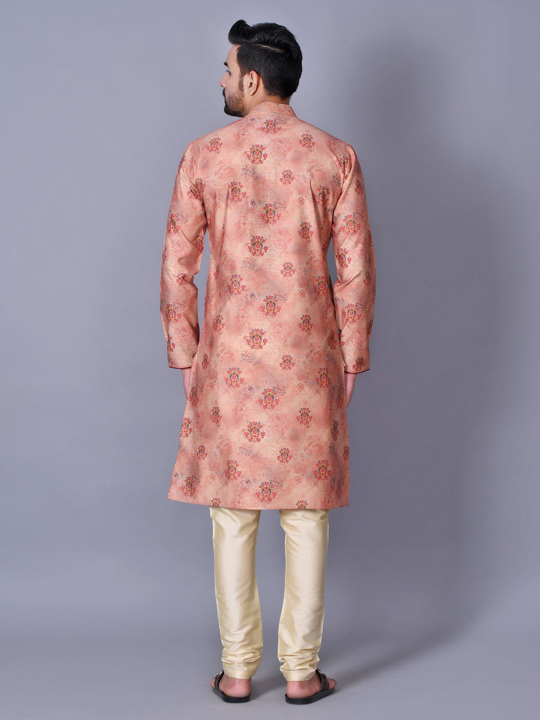 Floral Peach Kurta Set