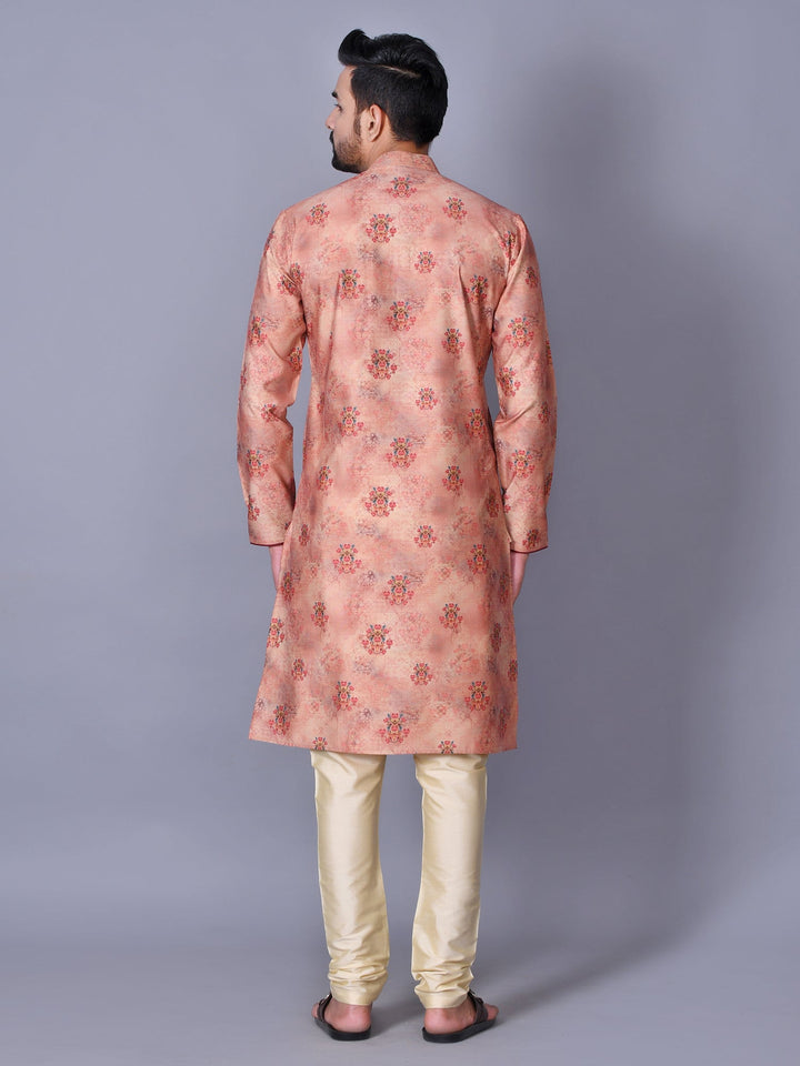 Floral Peach Kurta Set