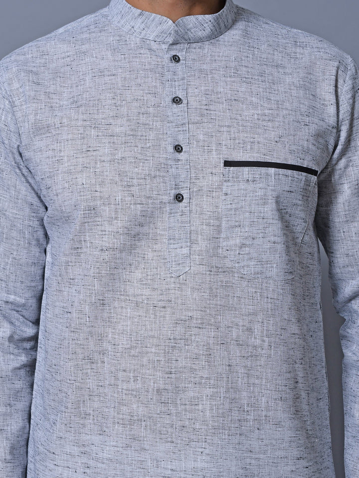 Textured Metallic Kurta Set