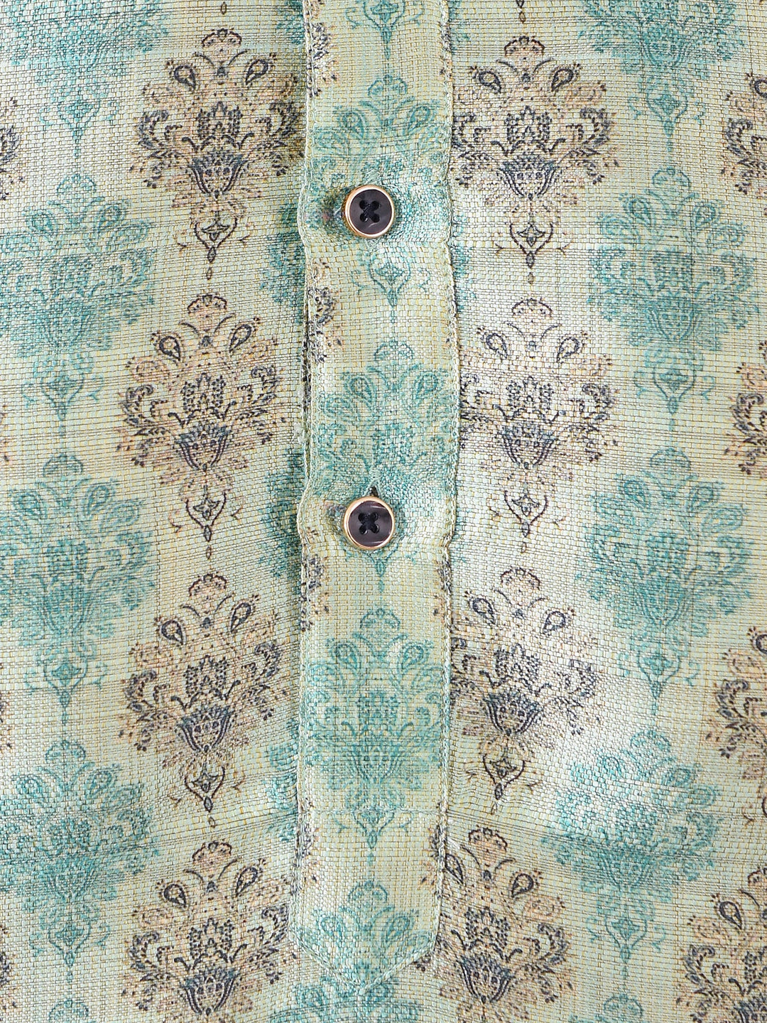Ethnic Motifs Green Kurta Set
