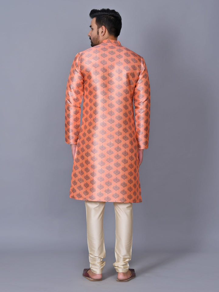 Floral Peach Kurta Set