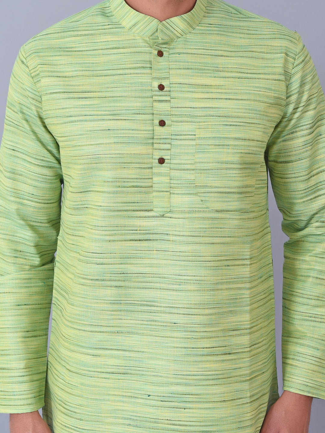 Textured Green Kurta Set