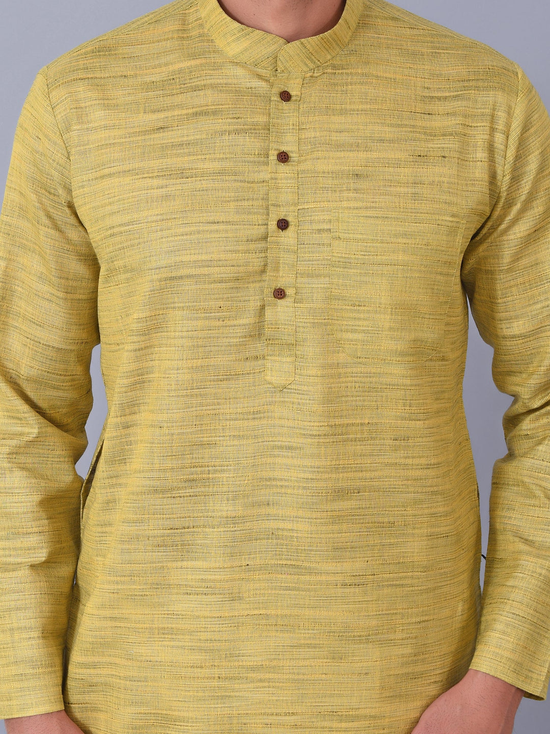 Textured Olive Kurta Set